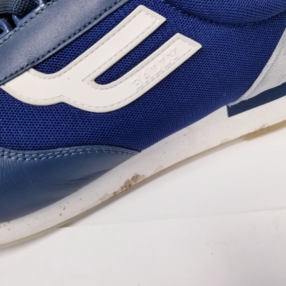 Bally Men's Blue Sneakers - Picture 8 of 9